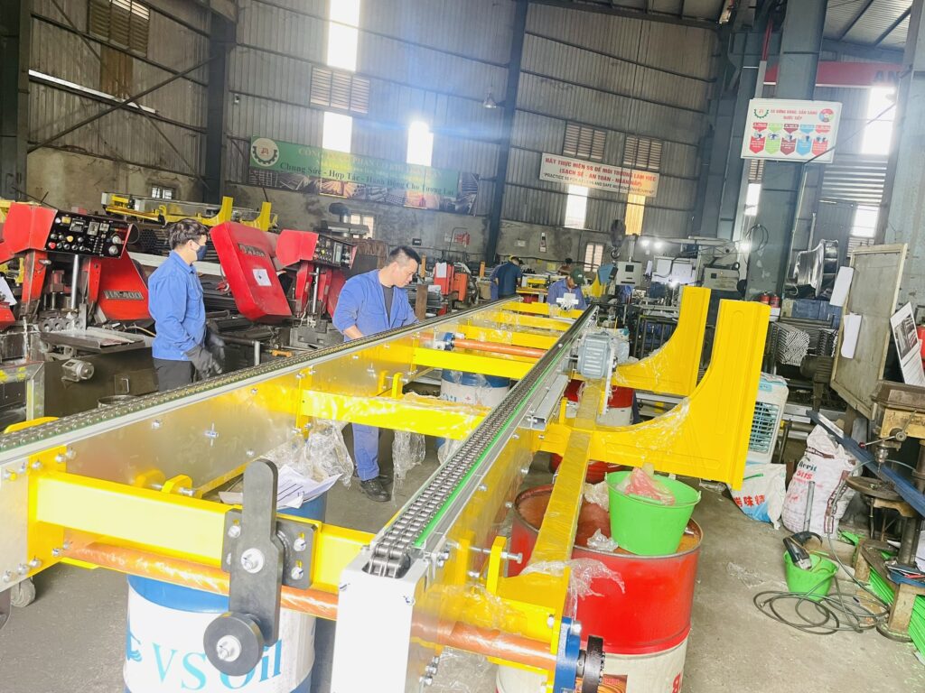 chế tạo lắp ráp băng tải